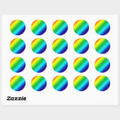 Crystal Rainbow Ronde Sticker (Vel)
