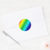 Crystal Rainbow Ronde Sticker (Envelop)