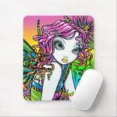 "Crystal" Rainbow Snoep Fairy Art Mousepad Muismat (Met muis)