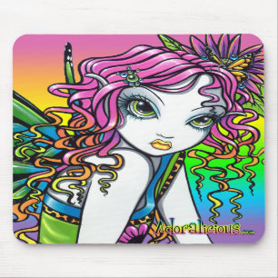 "Crystal" Rainbow Snoep Fairy Art Mousepad Muismat