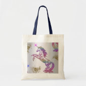 Crystal Rainbow Unicorn Tote Bag (Voorkant)