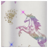 Crystal Rainbow Unicorns Stof (Close Up)