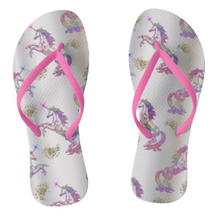 Crystal Rainbow Unicorns Teenslippers