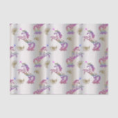 Crystal Rainbow Unicorns Tissuepapier (Voorkant)