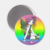 "Crystal" regenboog Snoep Fairy Art Magnet (Voorkant / Achterkant)