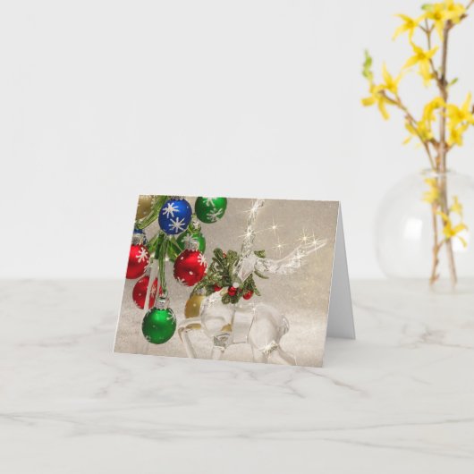 Crystal rendier close-up kaart (Gele Bloem)