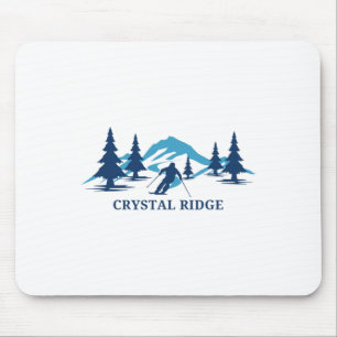 Crystal Ridge Wisconsin Skigebied Skiën Skiloper Muismat