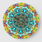 Crystal Ring Fractal Grote Klok (Voorkant)