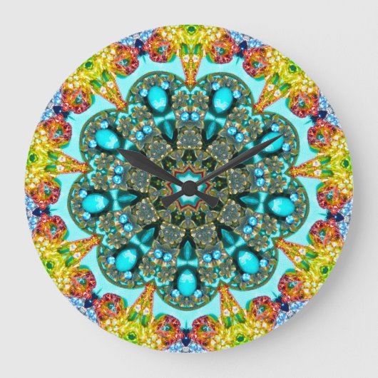 Crystal Ring Fractal Grote Klok (Voorkant)