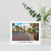 Crystal River Florida Briefkaart (Staand voorkant)