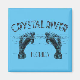 Crystal River Florida met Manatees Magneet