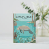 Crystal River USA Briefkaart (Staand voorkant)