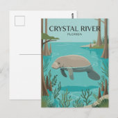 Crystal River USA Briefkaart (Voorkant / Achterkant)