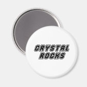 Crystal Rocks Magneet (Voorkant / Achterkant)