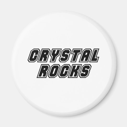 Crystal Rocks Magneet (Voorkant)