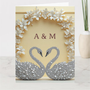 Crystal Romance Viering Stijl Bedankkaart
