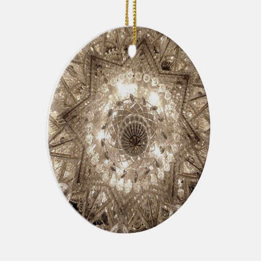 "Crystal" Ronde Ornament (zilver) (Rechts)