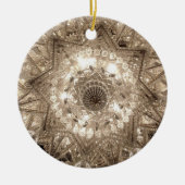 "Crystal" Ronde Ornament (zilver) (Voorkant)