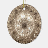 "Crystal" Ronde Ornament (zilver) (Links)