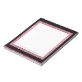 Crystal Roos Gold en zwart Notitieblok 5,5 inch x  (Linkerzijde)