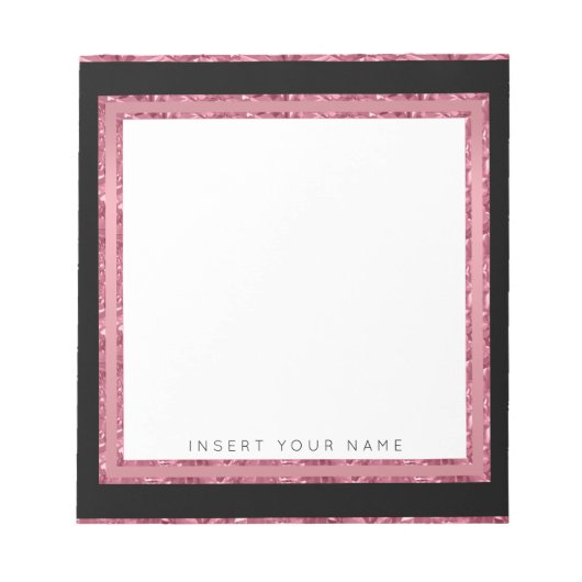 Crystal Roos Gold en zwart Notitieblok 5,5 inch x  (Voorkant)