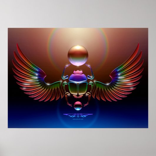 Crystal Scarab van J. Matthew Root Poster (Voorkant)