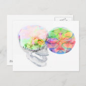 Crystal Skull DMT Pineal Alchemy Briefkaart (Voorkant / Achterkant)