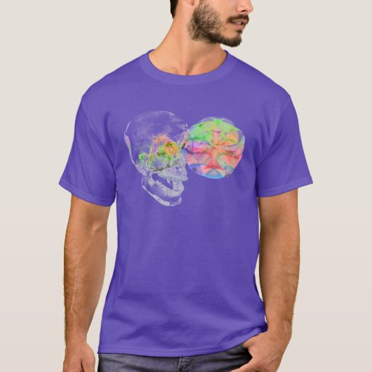 Crystal Skull DMT Pineal Alchemy T-shirt (Voorkant)