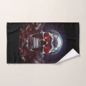Crystal Skull met Ruby Red Eyes Badhanddoek Set Bad Handdoek (Handdoek)