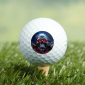 Crystal Skull met Ruby Red Eyes golfballen (Insitu Shirt)