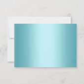 Crystal Sneeuwvlok Blauw Winter RSVP (Achterkant)