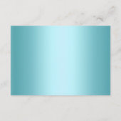 Crystal Sneeuwvlok Blauw Winter RSVP (Achterkant)