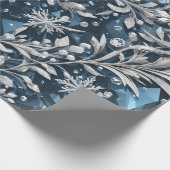 Crystal sneeuwvlok inpakpapier (Hoek)