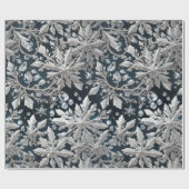 Crystal sneeuwvlok inpakpapier (Vlak)