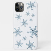 Crystal Sneeuwvlokken witte iPhone Case (Achterkant)