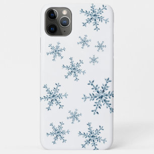 Crystal Sneeuwvlokken witte iPhone Case