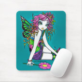 Crystal Snoep Rainbow Butterfly Fairy Mousepad Muismat (Met muis)