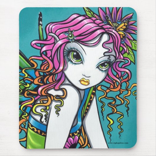 Crystal Snoep Rainbow Fairy Mousepad Muismat (Voorkant)