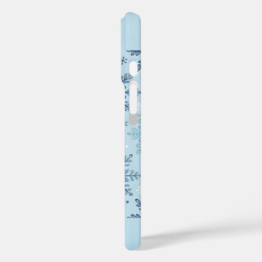 Crystal Snow Premium iPhone 16 Hoesje (Achterkant / Links)