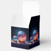 Crystal Snowballs Christmas Holiday Favor Box Bedankdoosjes (Geopend)