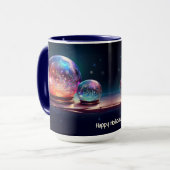 Crystal Snowballs Christmas Holiday Mug Mok (Voorkant links)