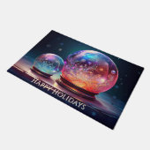 Crystal Snowballs Holiday Doormat Deurmat (Schuin)