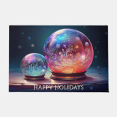Crystal Snowballs Holiday Doormat Deurmat (Voorkant)