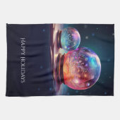 Crystal Snowballs Holiday Kitchen Towel Theedoek (Horizontaal)