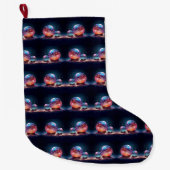 Crystal Snowballs Holiday Stocking Grote Kerstsok (Voorkant)
