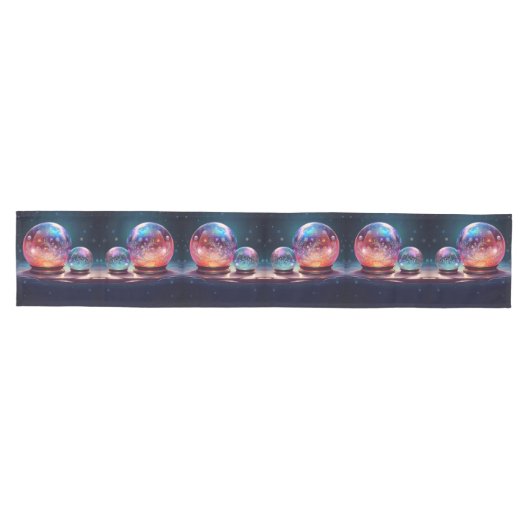 Crystal Snowballs Holiday Table Runner Medium Tafelloper (Horizontaal)