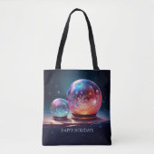 Crystal Snowballs Holiday Tote Bag (Voorkant)