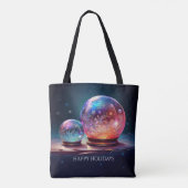 Crystal Snowballs Holiday Tote Bag (Achterkant)