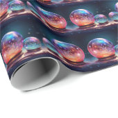 Crystal Snowballs Holiday Wrapping Paper Cadeaupapier (Rol Hoek)