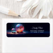 Crystal Snowballs Return Address Label (Insitu)